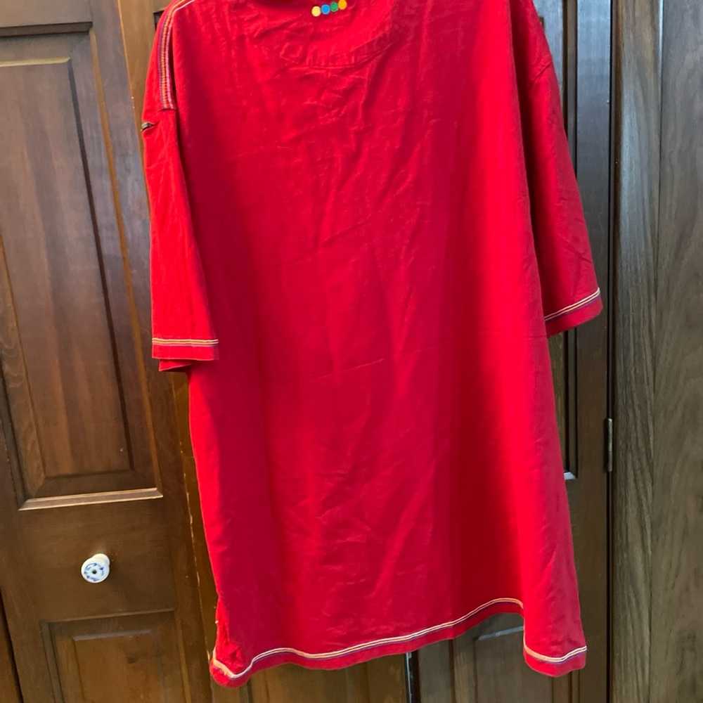 Coogi  Red Shirt XXXL Hands Five Color Chords - Picture 10 of 12
